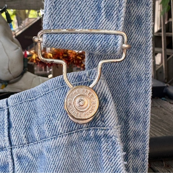 We The Free Blue Denim Overalls Slim Fit - Picture 6 of 9